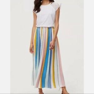 Loft Sundeck Stripe Skirt Size MP